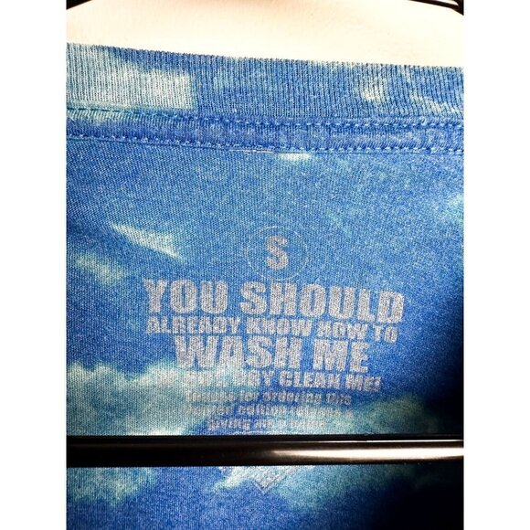 Batman Bulking Cutting Season Tie Dye T Shirt Funny Small Mens Blue - Picture 9 of 9